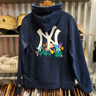 chính hãng Áo Nỉ có nón New Era NY BLOOMING Hoodie - Unisex Nam Nữ - Authentic 100%