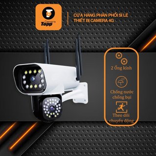 Camera 4g ngoài trời drcam zy-150w3b01 hai ống kính, quan sát 360 độ