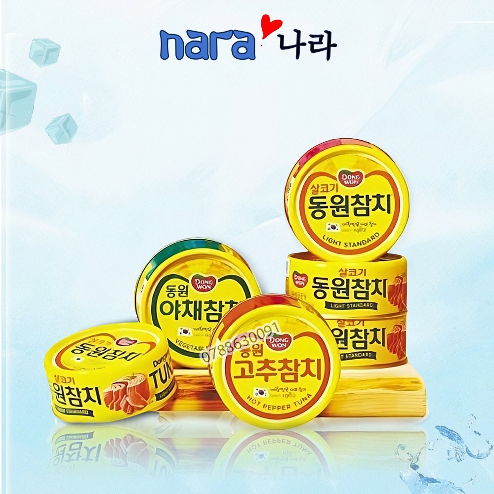 Cá Ngừ Hàn Quốc Dongwon Lon 100G/150G - Sản Xuất Theo Công Nghệ Hàn Quốc