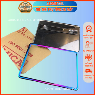 Bộ phôi biển số titan 7 màu nắp xe máy abomtool