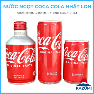 Coca cola mini Nhật lon nhí 160ml vị nguyên bản date