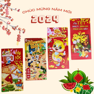 Set 50 Bao lì xì Tết nhiều mẫu