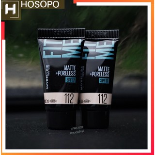 Kem nền mịn da không bóng nhờn maybelline fit me matte + poreless spf17 #112 5ml