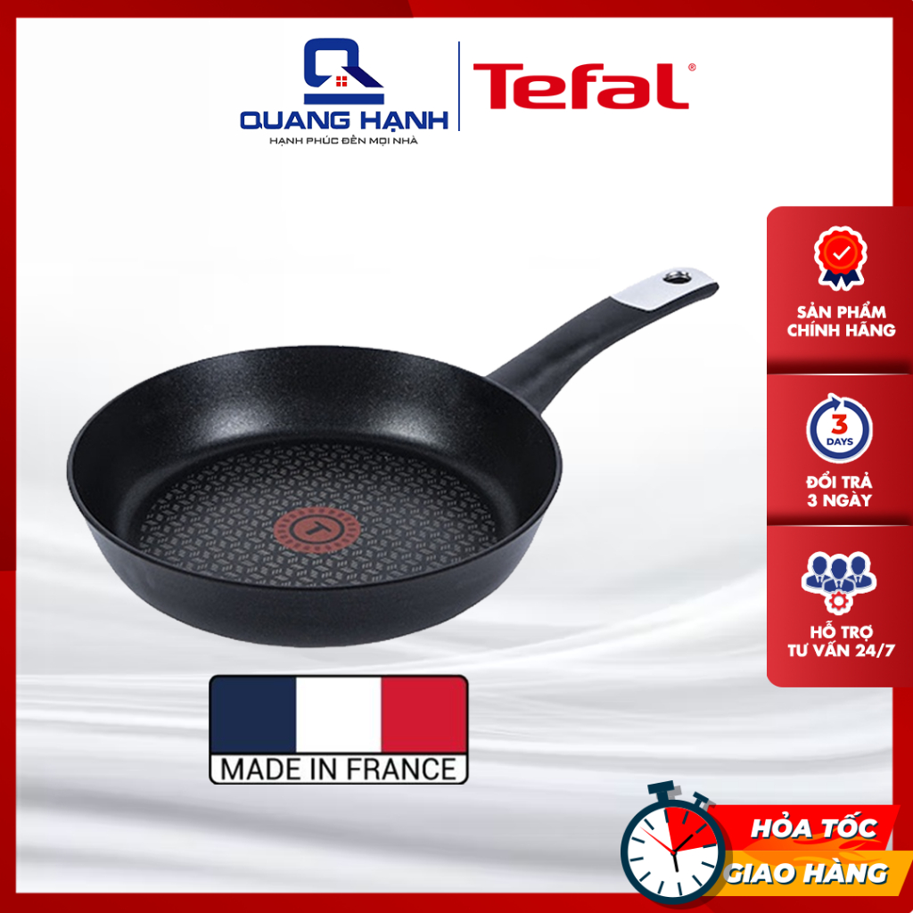 Chảo Pháp Tefal So Pro 20cm 21cm 22cm 24cm 26cm 28cm 30cm 32cm Sâu lòng 26cm 28cm [Sản xuất tại Pháp]