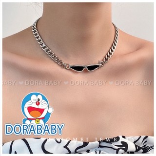 Dây chuyền cho bé, dây chuyền, mặt kính sành điệu, cá tính, dây chuyền nữ, dây chuyền đôi, dây chuyền titan - d12