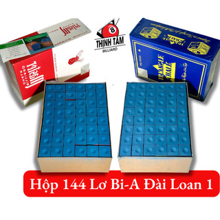Hộp 144 viên lơ bida đài loan, lơ master , lơ xanh lơ đỏ dành cho clb