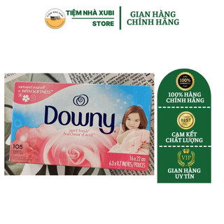 Giấy thơm quần áo downy tờ của mỹ mùi hương nhẹ nhàng, thơm mát, hương thơm nhẹ mùi
