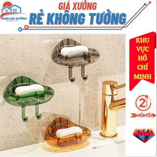  Kệ Xà Phòng Đám Mây Bằng Nhựa Trong Suốt ( Có Móc )- Khay Đựng Xà Bông Dán Tường Hình Đám Mây Sang Trọng
