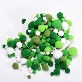 [10 quả] Quả Bông Pom Pom Size 3cm, 3.5cm, 5cm, quả bông bi trang trí thủ công handmade