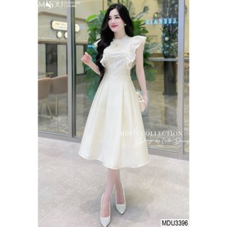 Váy Thiết Kế K64-D1-4 MDU3396 Họa Tiết Cùng Dáng Váy Sang Trọng,Kết Hợp Màu Trẻ Trung  Từ MDU