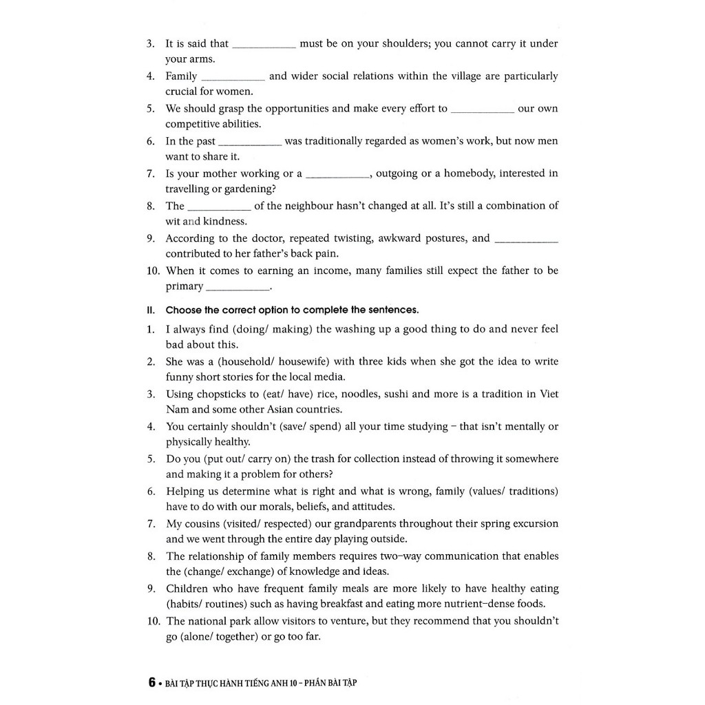 Sách - Bài tập Thực hành tiếng Anh 10  - Dùng kèm SGK TA 10 GLOBAL SUCCESS