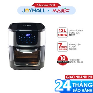 Nồi chiên không dầu kết hợp lò nướng Magic Eco M-13 13L, Hàng Chính Hãng, Công Nghệ Chiên Rapid Air - JoyMall
