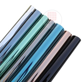 Giấy dán kính chống nắng nóng UV, Film cách nhiệt cửa sổ Phim phản quang cửa kính khổ 1mx0.5m