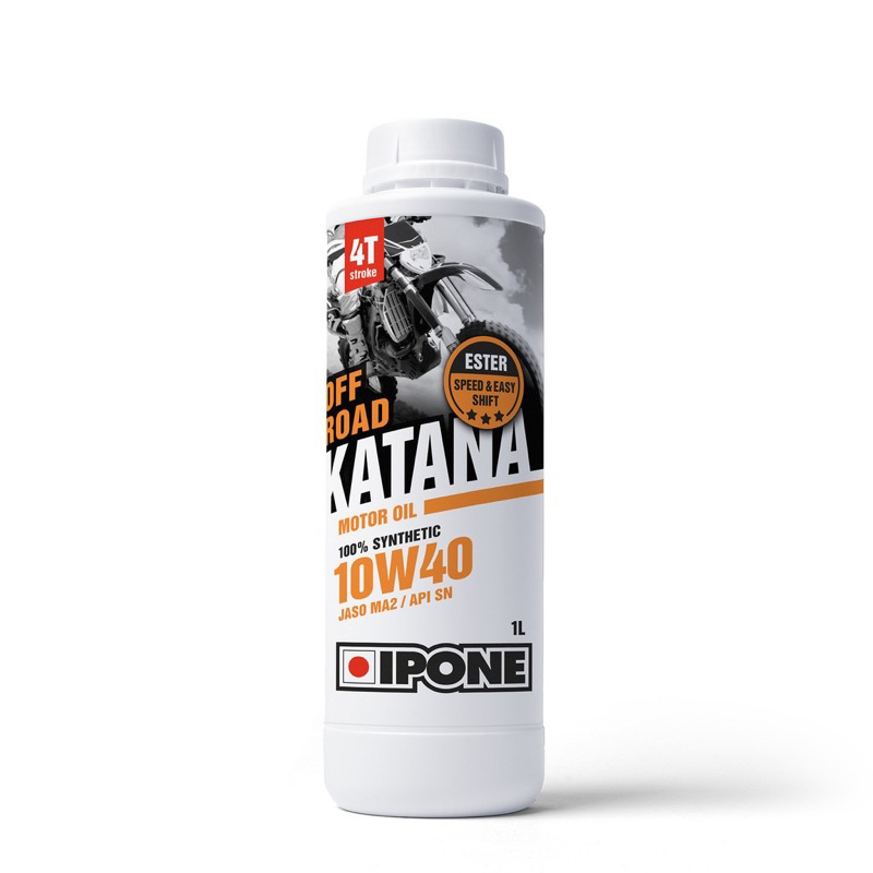 Nhớt xe mô tô và xe máy địa hình 4T tổng hợp Ipone Katana 10W-40 Off-Road
