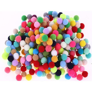 [10 quả] Quả Bông Pom Pom Size 3cm, 3.5cm, 5cm, quả bông bi trang trí thủ công handmade