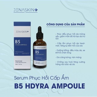 Tinh Chất Jenaskin Phục Hồi Và Dưỡng Trắng,Dưỡng ẩm, Căng Bóng Da B5 HYDRA AMPOULE