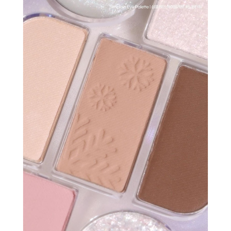 ❄️Holiday 2023❄️Bảng phấn mắt Sim;plain Eye Palette 7 ô