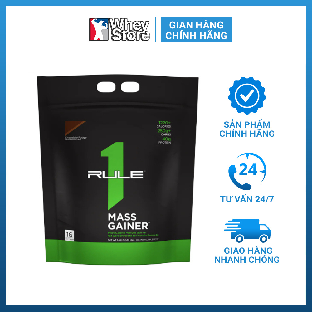 Sữa Tăng Cân Nhanh Rule 1 Mass Gainer 11.5lbs Chính Hãng