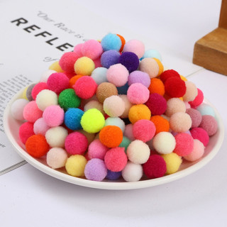 [10 quả] Quả Bông Pom Pom Size 3cm, 3.5cm, 5cm, quả bông bi trang trí thủ công handmade