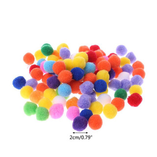 [10 quả] Quả Bông Pom Pom Size 3cm, 3.5cm, 5cm, quả bông bi trang trí thủ công handmade