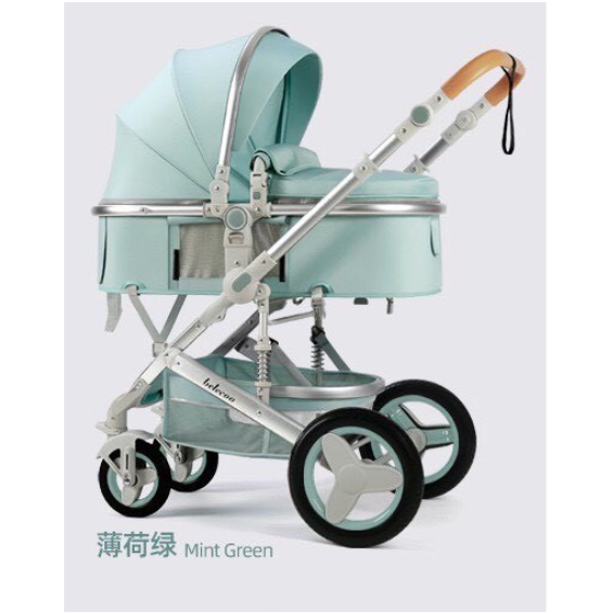Xe nôi 2 chiều 3 tư thế gấp gọn  Beleco hàng cao cấp chính hãng,an toàn , thoải mái cho bé yêu