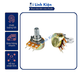 Triết áp đơn 1k 2k 5k 10k 20k 50k 100k 250k 500k 1m wh148 15mm chất lượng tốt.