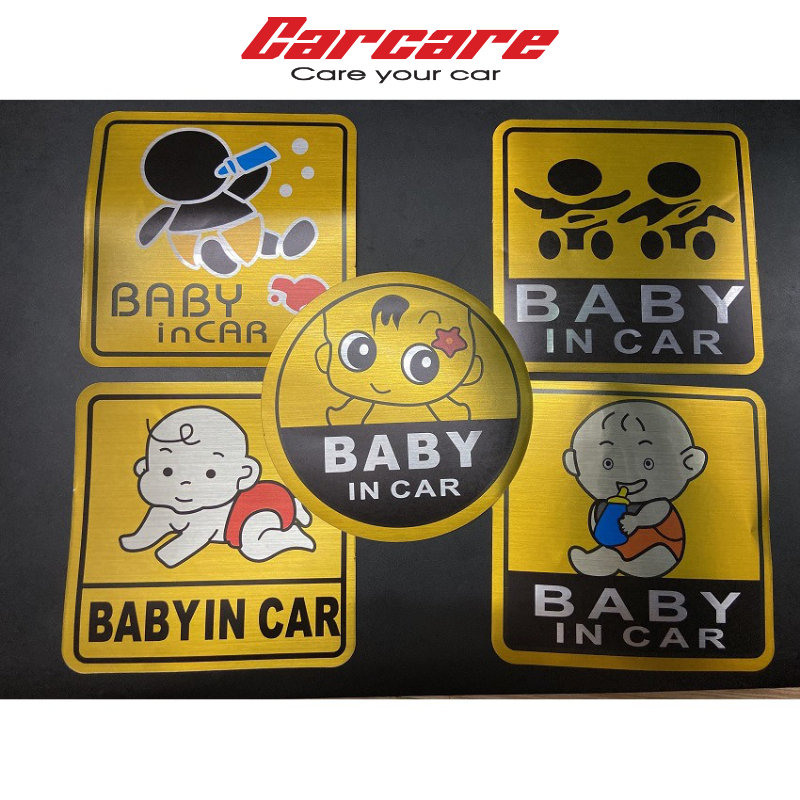 Tem trang trí ô tô Baby In Car - Better Car