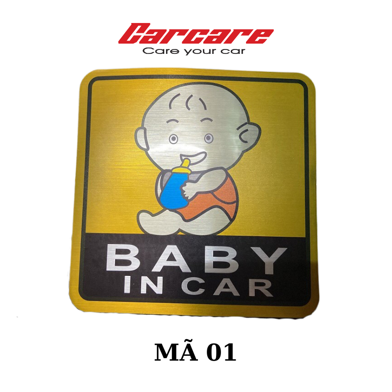 Tem trang trí ô tô Baby In Car - Better Car