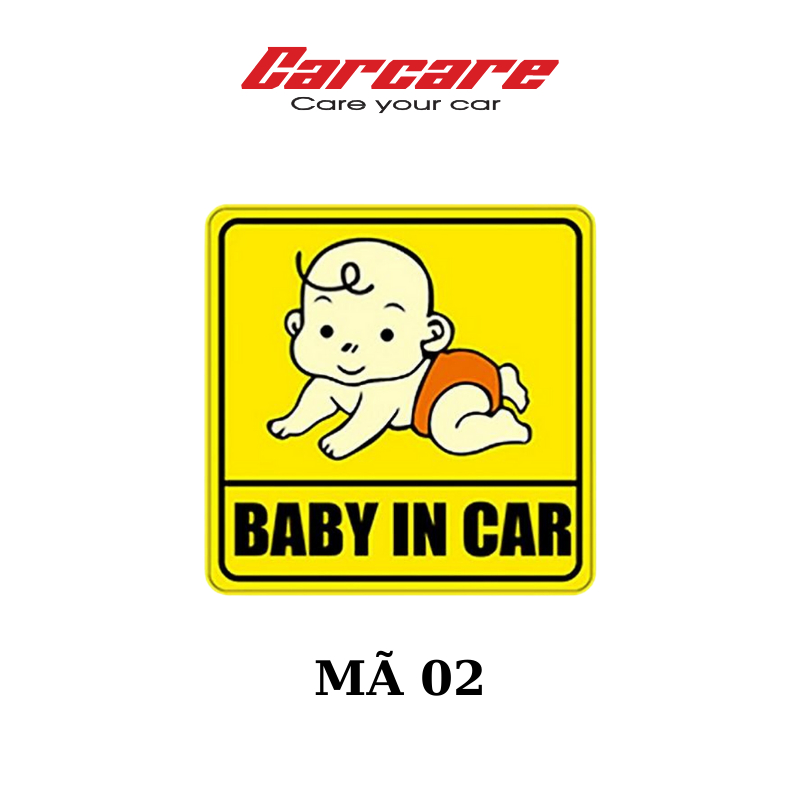 Tem trang trí ô tô Baby In Car - Better Car