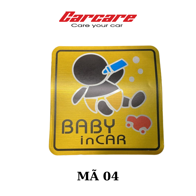 Tem trang trí ô tô Baby In Car - Better Car