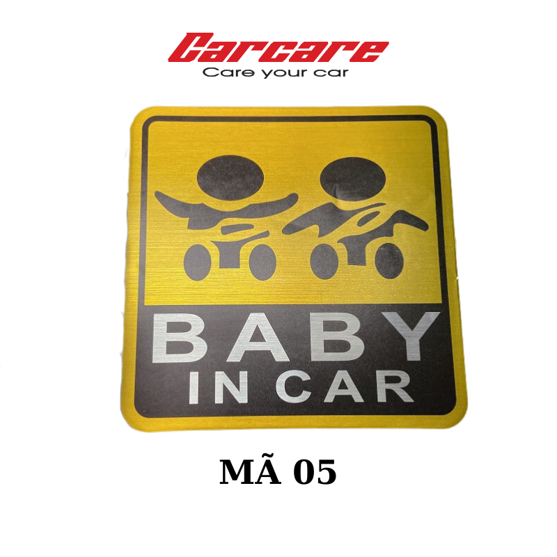 Tem trang trí ô tô Baby In Car - Better Car