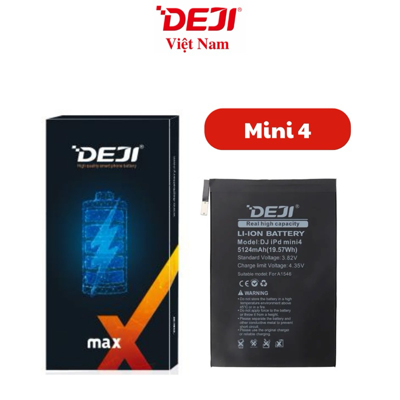 Pin Deji Máy Tính Bảng Mini 4 Chính Hãng Bảo Hành 12 Tháng