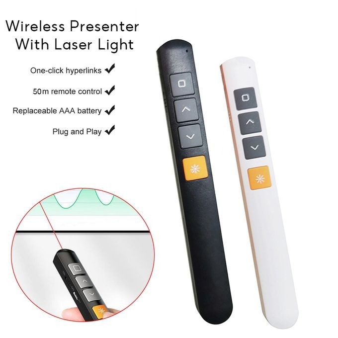 Bút Trình Chiếu Lazer Không Dây T-88 Tia Đỏ Đa Năng Điều Khiển Slideshow Chuyên Nghiệp Cho Thuyết Trình, Giảng Dạy