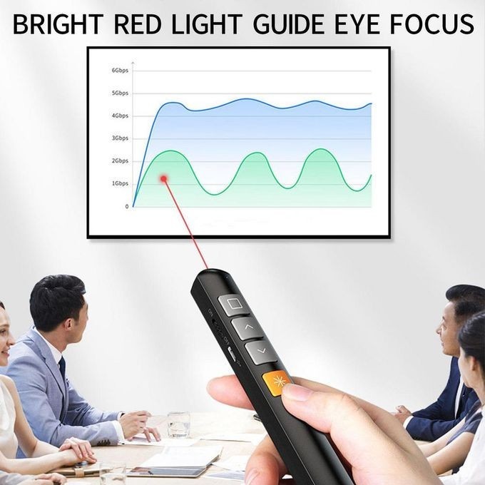 Bút Trình Chiếu Lazer Không Dây T-88 Tia Đỏ Đa Năng Điều Khiển Slideshow Chuyên Nghiệp Cho Thuyết Trình, Giảng Dạy