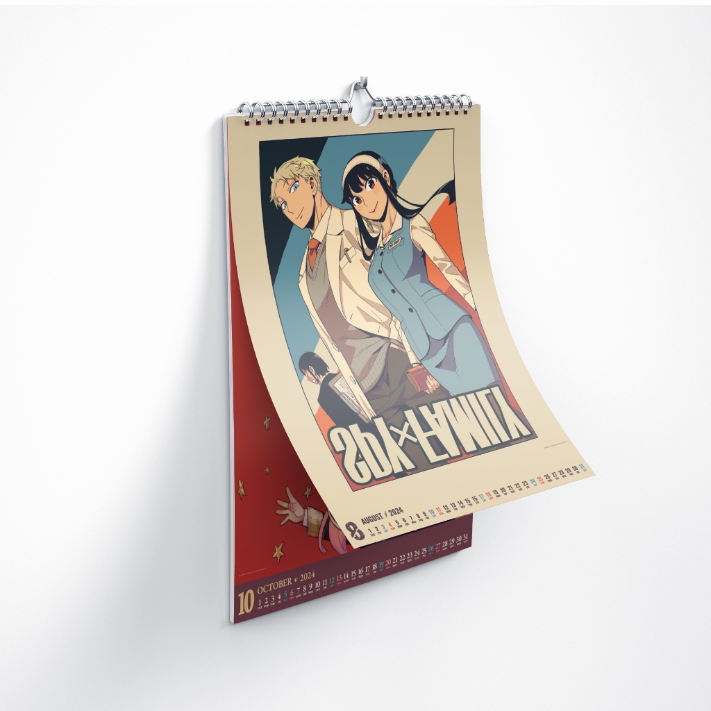 Lịch Treo Tường 2024 Kim Đồng - Manga Spy X Family