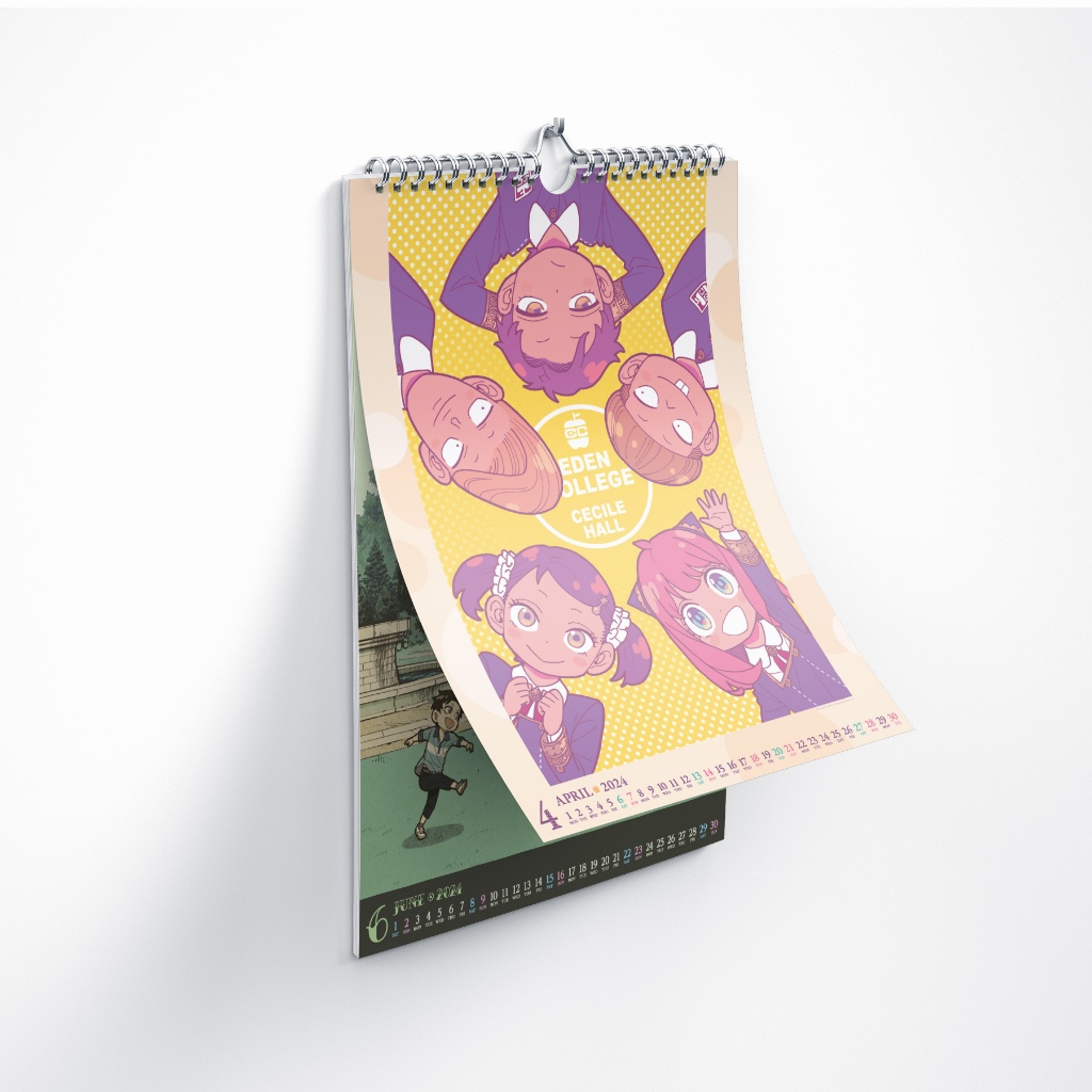 Lịch Treo Tường 2024 Kim Đồng - Manga Spy X Family