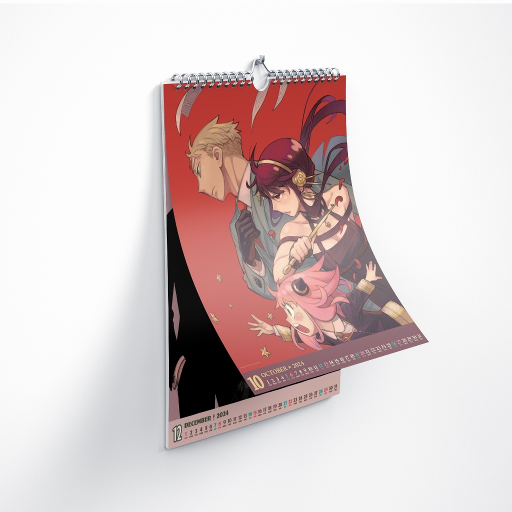 Lịch Treo Tường 2024 Kim Đồng - Manga Spy X Family