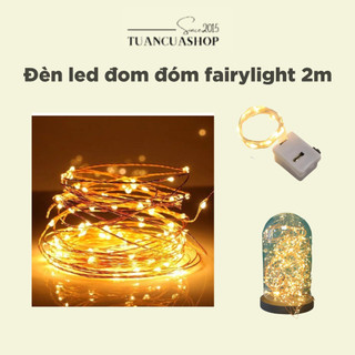 Dây đèn led trang trí đom đóm - đèn led fairylight có sẵn pin dài 2m3