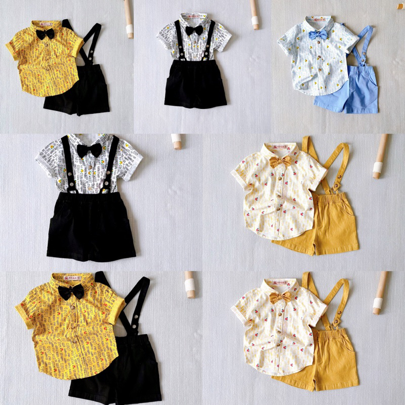 Bộ nơ yếm vest ghi Lê công tử thôi nôi đầy tháng bé trai 5-12kg