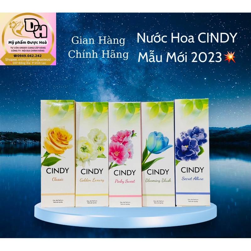 Dầu Thơm Cindy Đủ Mùi 50ml Chính hãng