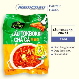 Set lẩu tokbokki chả cá ohya cj/ bánh gạo tokbokki hàn quốc kèm sốt và chả cá cj food gói 370gr