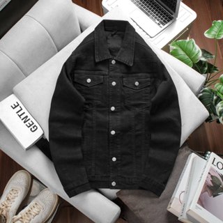 Áo khoác jean nam cao cấp, áo khoác bò thiết kế dày dặn, cá tính, dễ phối đồ LUXURY