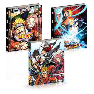 [Độc Quyền Phản Quang 7 Màu] Bìa Album sưu tập thẻ bài Naruto 9 ngăn