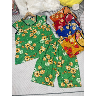 Bộ trung niên -vải thun lạnh quần lở phom 60kg