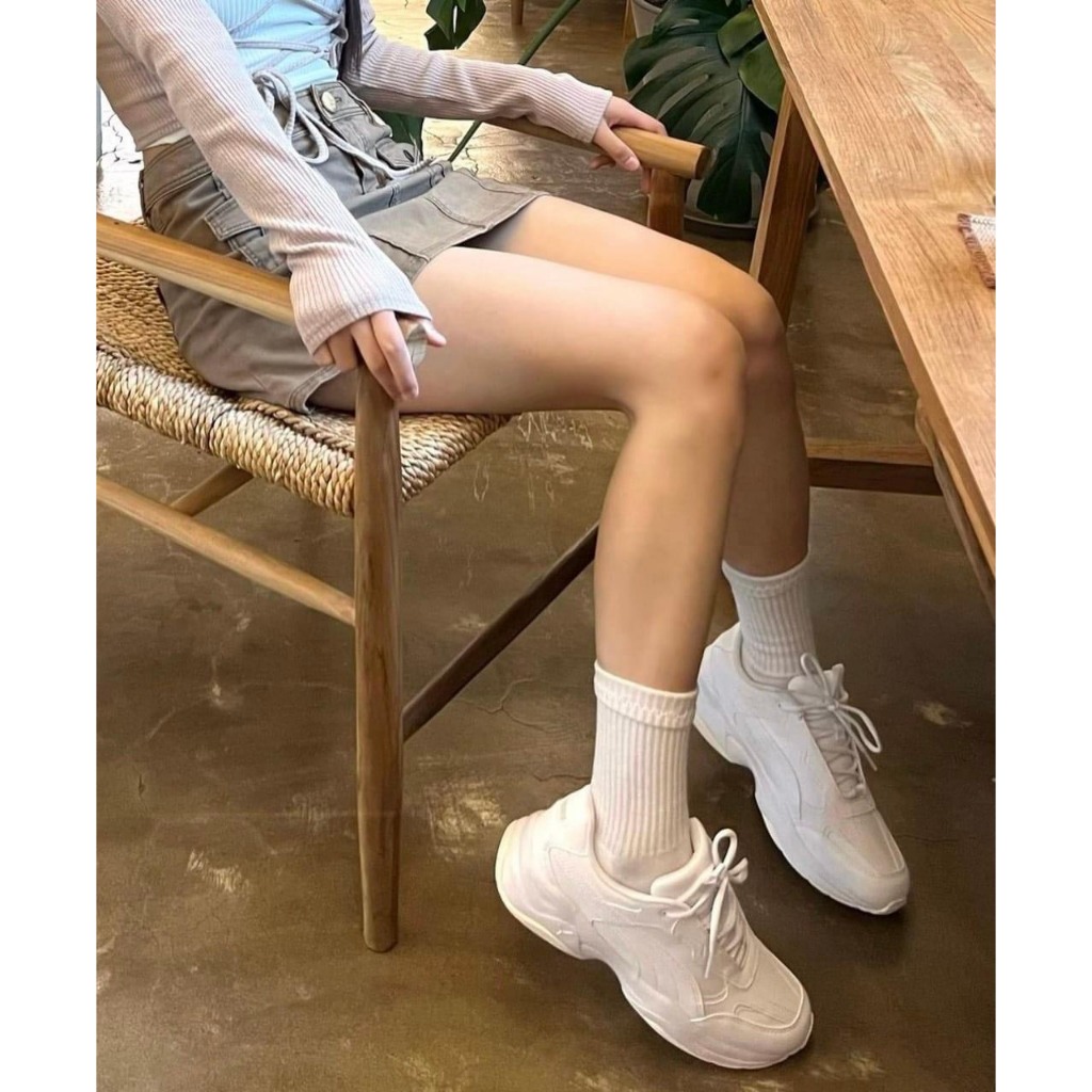 Giày thể thao nữ P.M Cilia Pairy đế cao hack dáng, siêu bền chính hãng Hàn Quốc sale