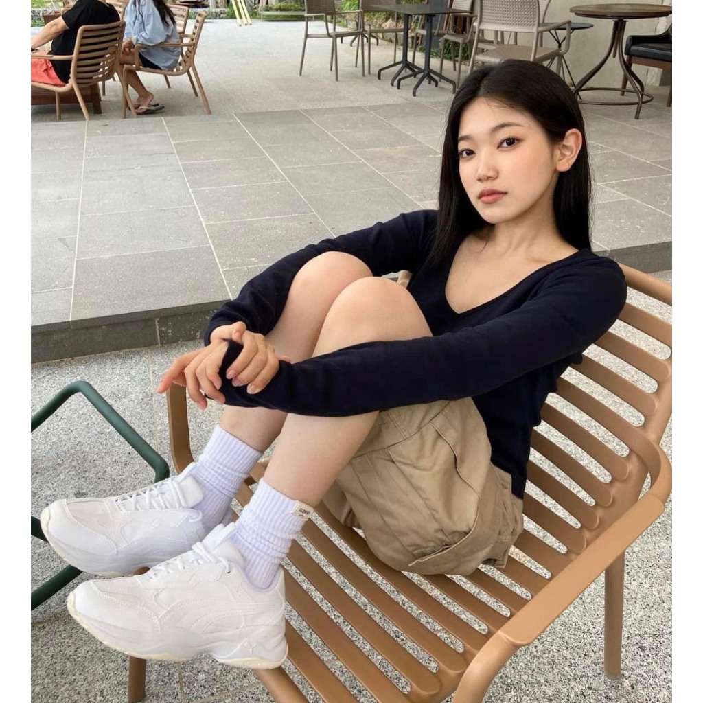 Giày thể thao nữ P.M Cilia Pairy đế cao hack dáng, siêu bền chính hãng Hàn Quốc sale