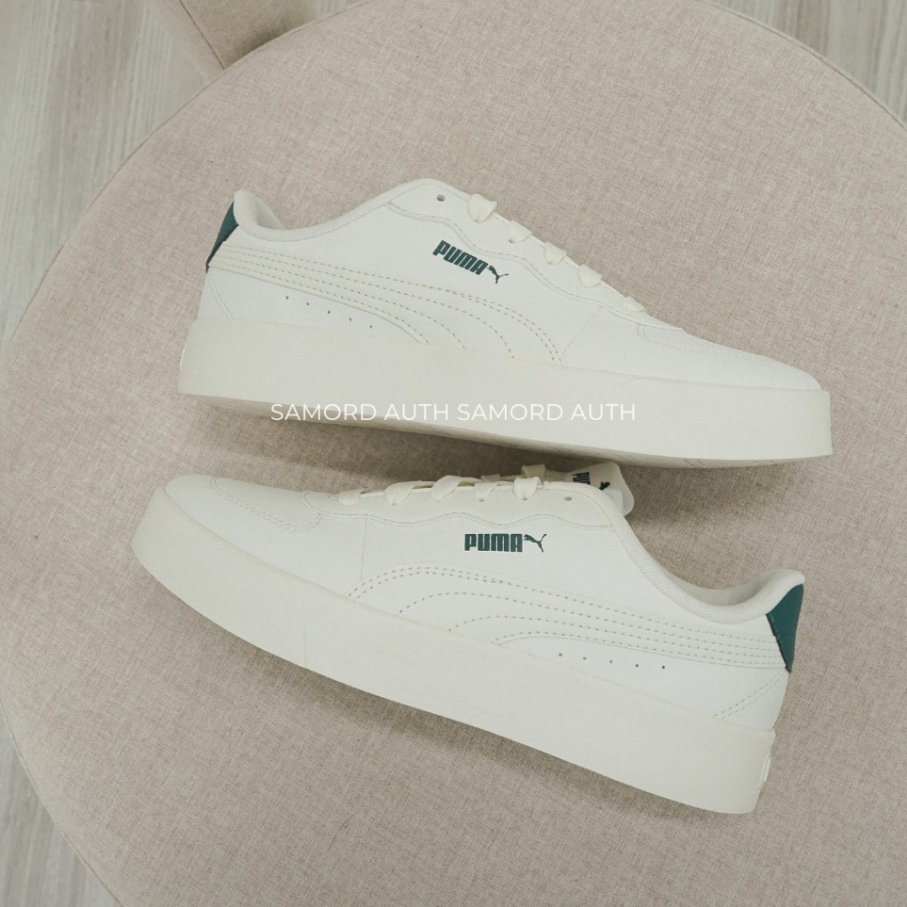 Giày thể thao nữ Skye Clean phối màu white-green năng động, êm ái chính hãng sale