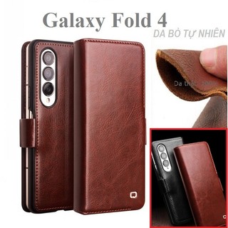 Bao da Galaxy Z Fold 4 Qlino Wallet da bò thật