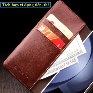 Bao da Galaxy Z Fold 4 Qlino Wallet da bò thật