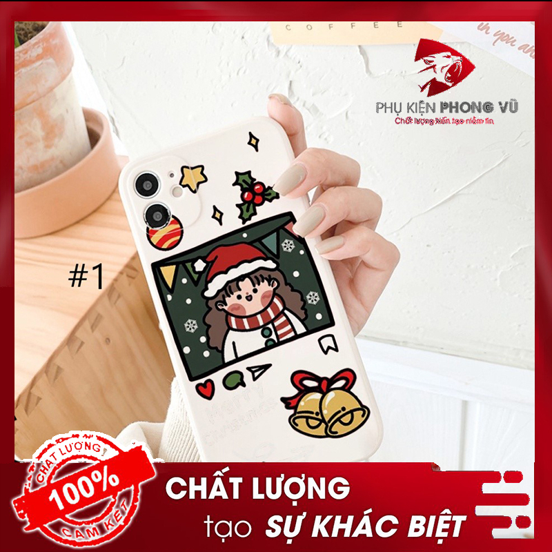 Ốp lưng iphone  Noel cho máy iphone 6 7 8 Plus X Xr XsM 11 12 13 14 15 ProMax Phukiengiacucre BS38